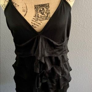 Guess by Marciano Black Cocktail Dress Large